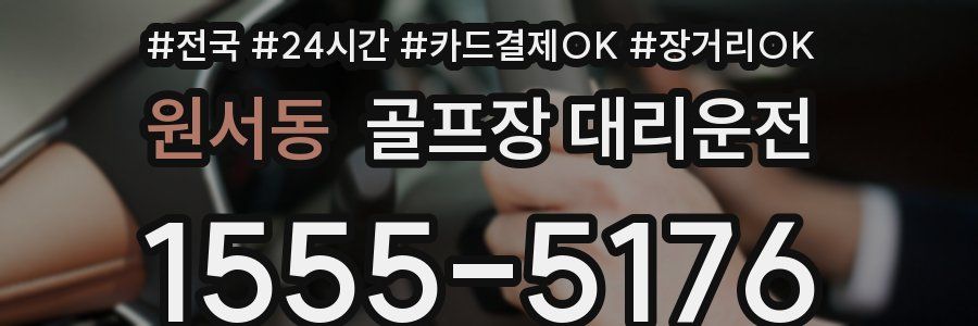 원서동 골프장 대리운전