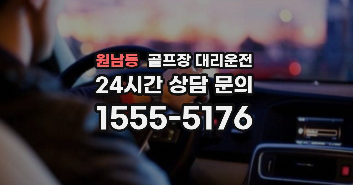 골프장 대리운전 서비스