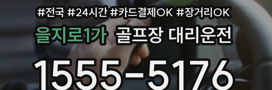 을지로1가 골프장 대리운전