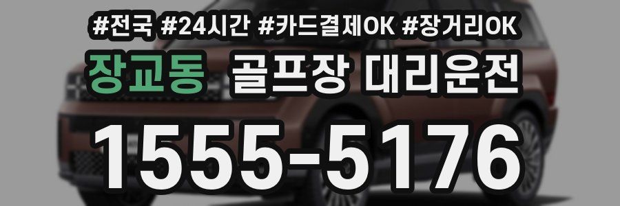 장교동 골프장 대리운전