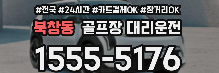 북창동 골프장 대리운전