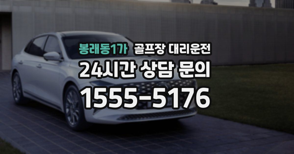 골프장 대리운전 서비스