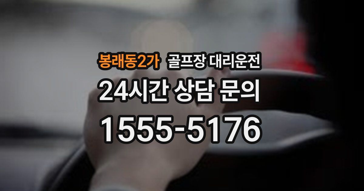 골프장 대리운전 서비스