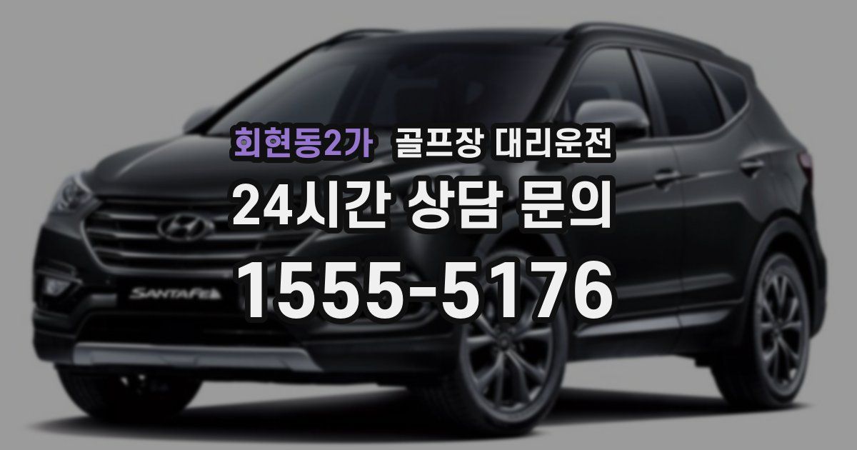 골프장 대리운전 서비스