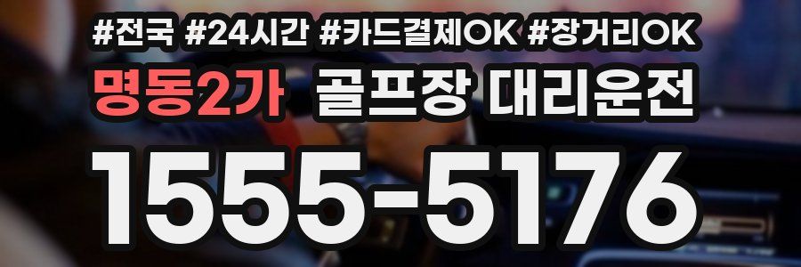 명동2가 골프장 대리운전