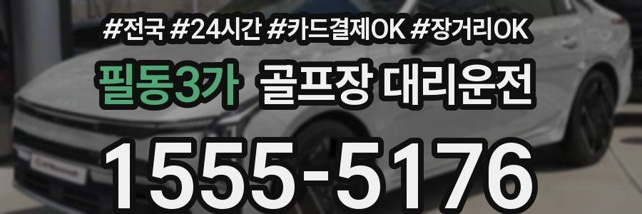 필동3가 골프장 대리운전