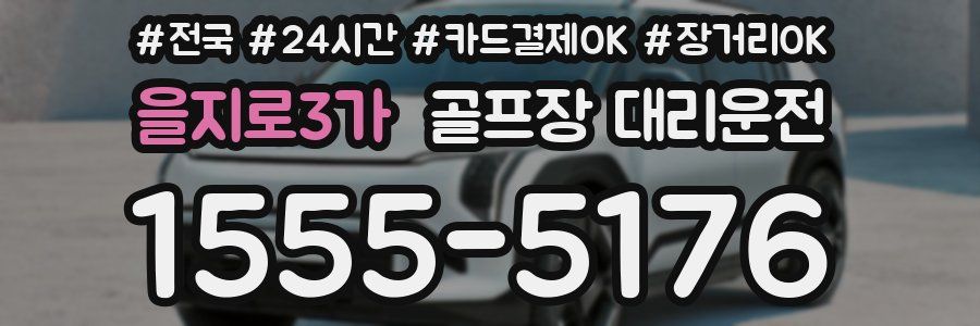 을지로3가 골프장 대리운전