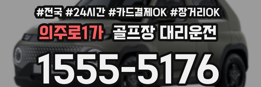 의주로1가 골프장 대리운전