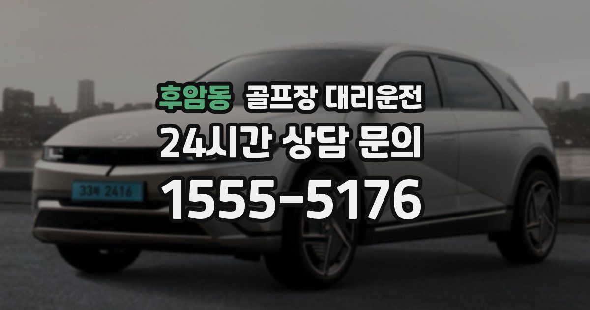 골프장 대리운전 서비스