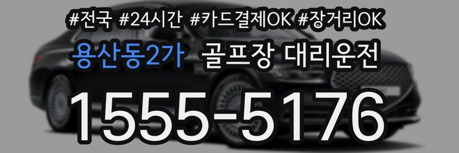 용산동2가 골프장 대리운전