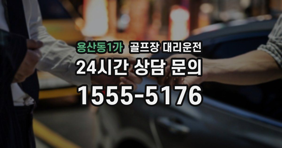 골프장 대리운전 서비스