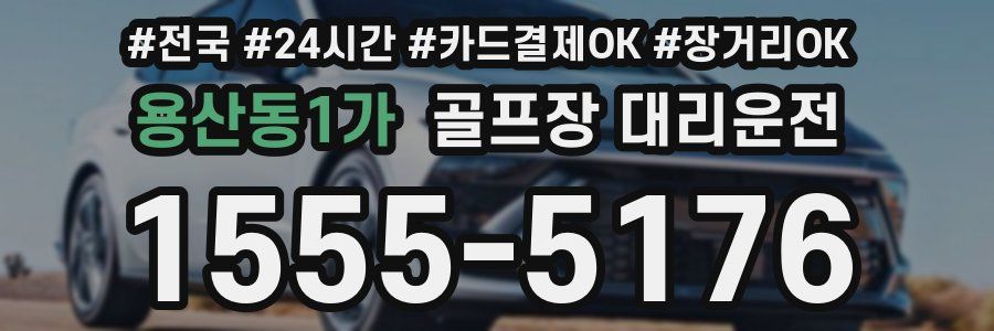 용산동1가 골프장 대리운전