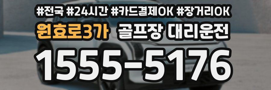 원효로3가 골프장 대리운전