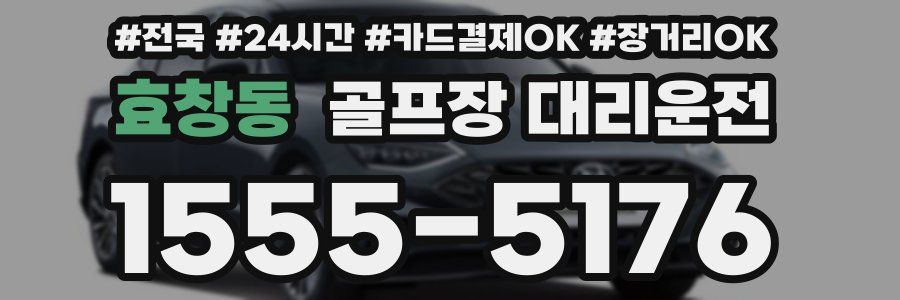 효창동 골프장 대리운전