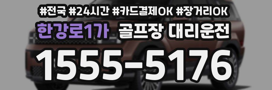 한강로1가 골프장 대리운전