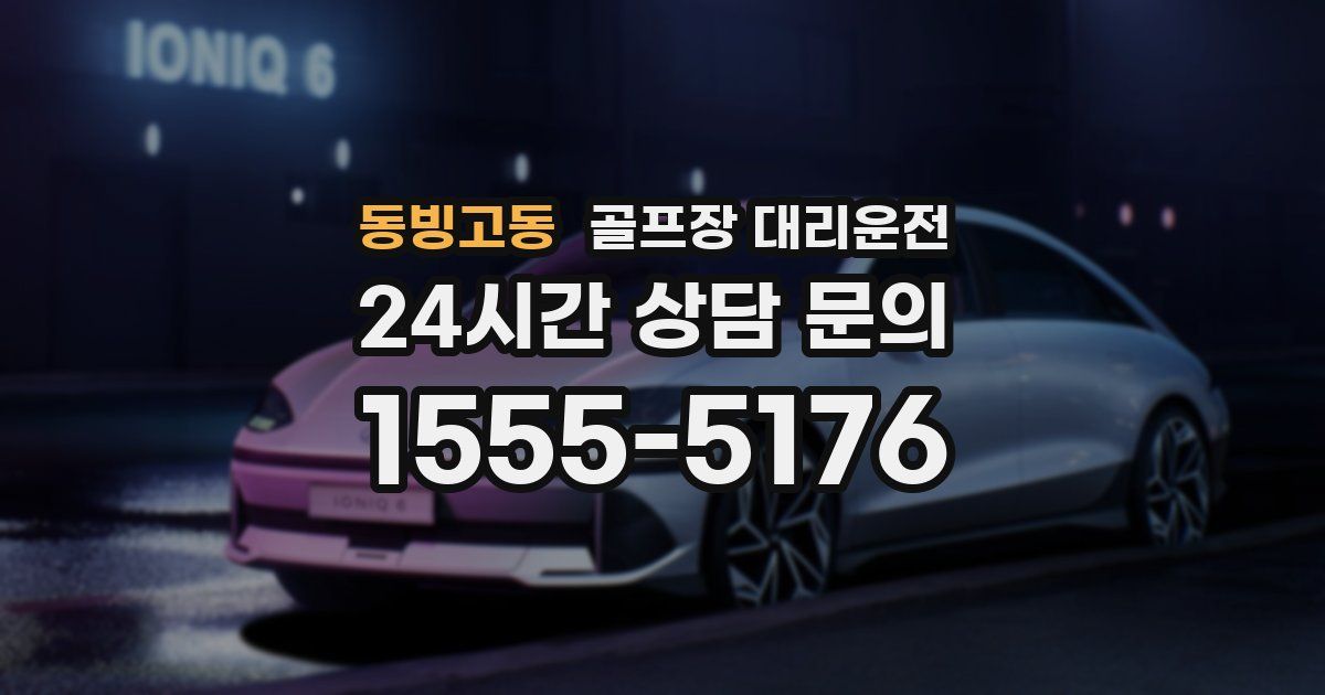 골프장 대리운전 서비스