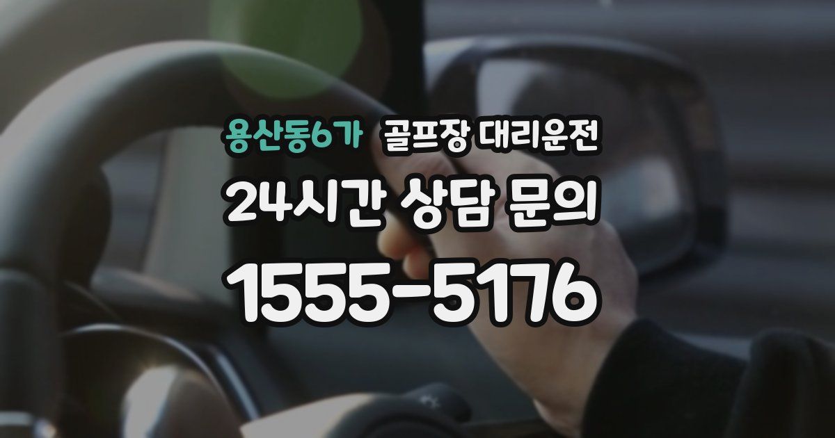 골프장 대리운전 서비스