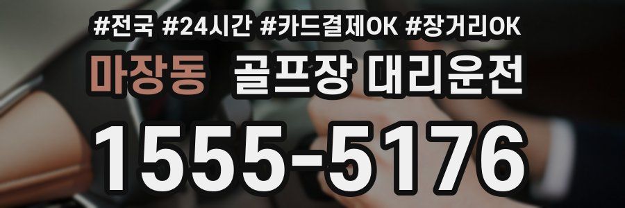 마장동 골프장 대리운전