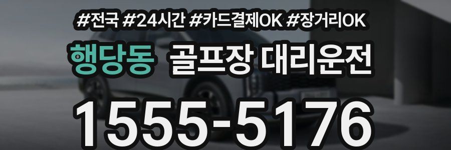 행당동 골프장 대리운전