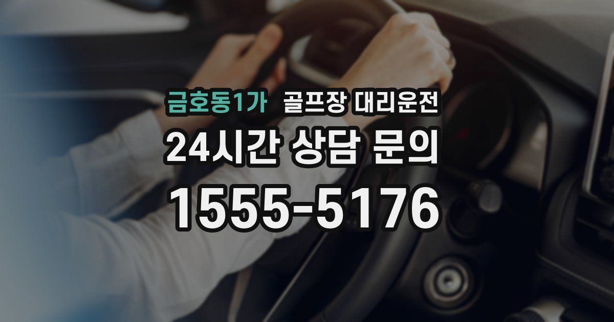 골프장 대리운전 서비스