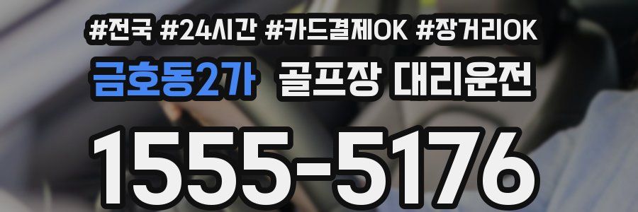 금호동2가 골프장 대리운전