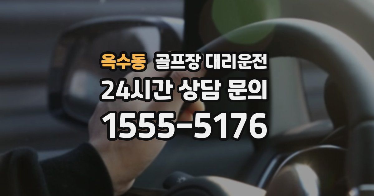 골프장 대리운전 서비스