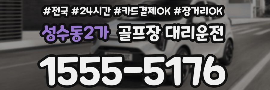 성수동2가 골프장 대리운전