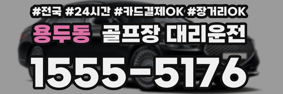 용두동 골프장 대리운전