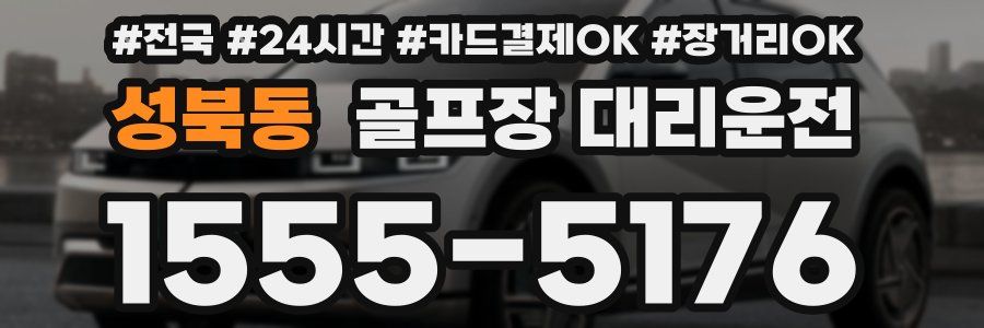 성북동 골프장 대리운전