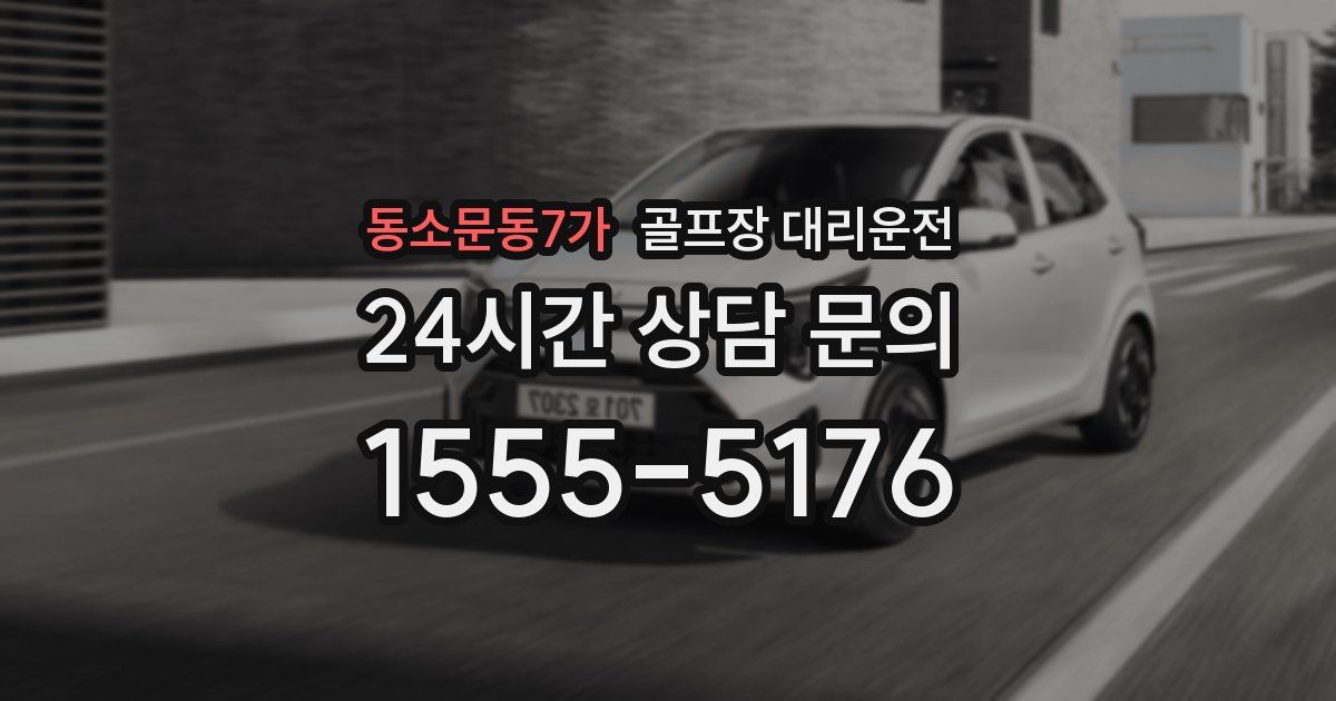 골프장 대리운전 서비스