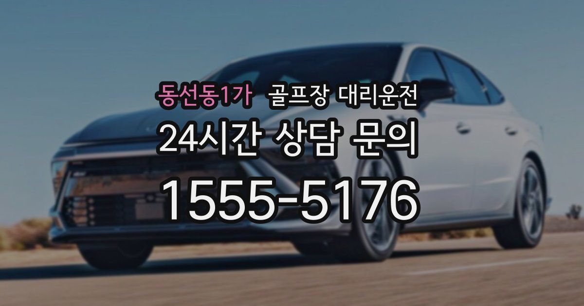 골프장 대리운전 서비스