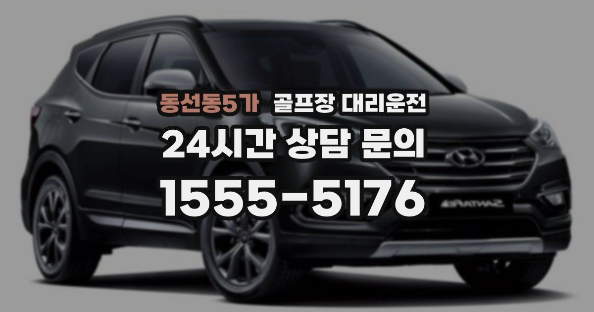 골프장 대리운전 서비스