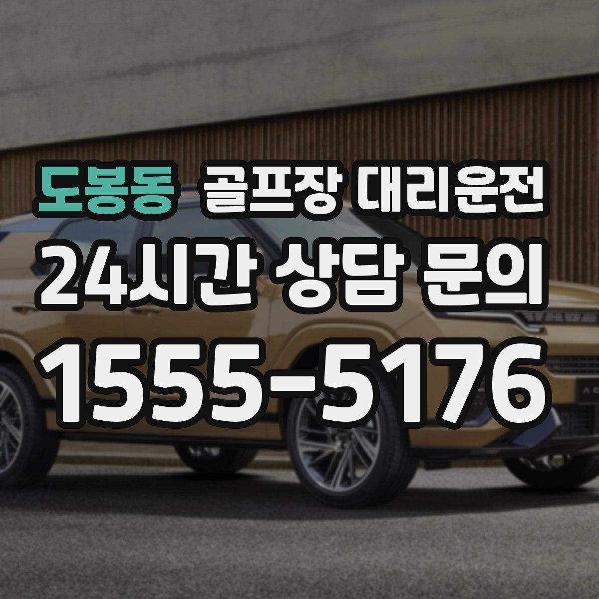 도봉동 골프장 대리운전 팀 연령대 고려한 정차와 승하차