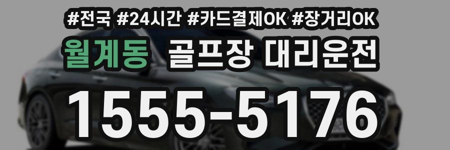 월계동 골프장 대리운전