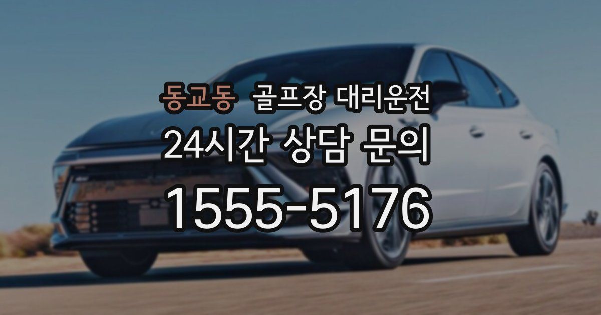 골프장 대리운전 서비스