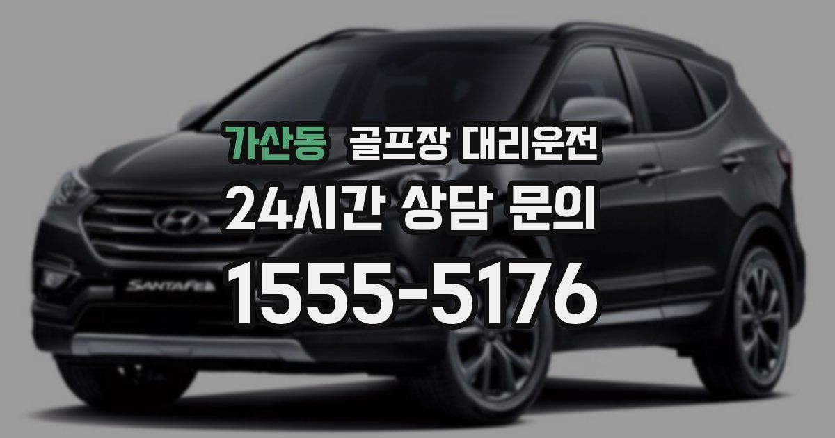 골프장 대리운전 서비스