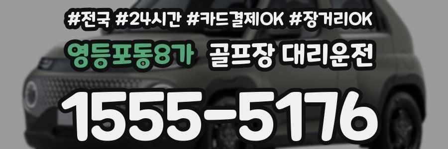 영등포동8가 골프장 대리운전