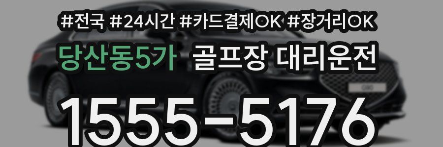 당산동5가 골프장 대리운전