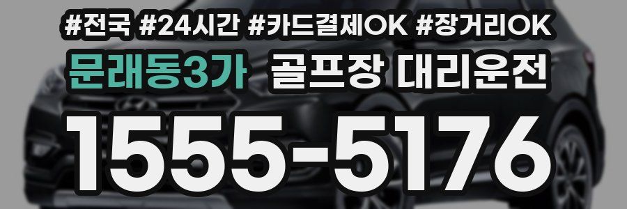 문래동3가 골프장 대리운전