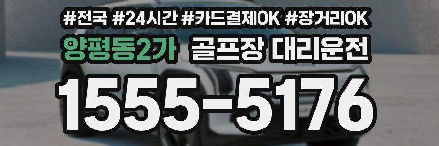 양평동2가 골프장 대리운전