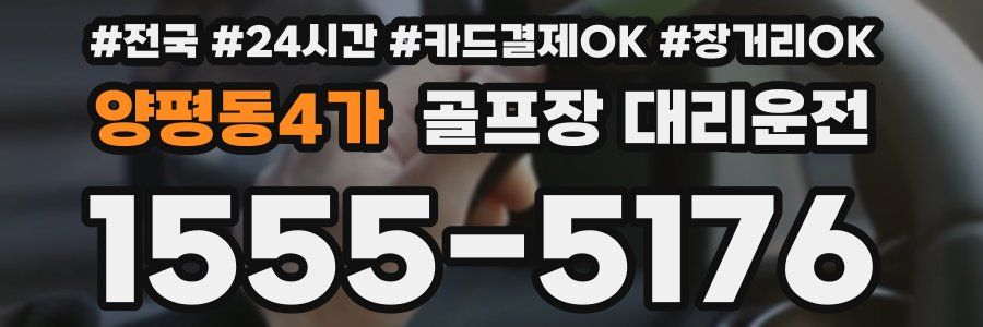 양평동4가 골프장 대리운전