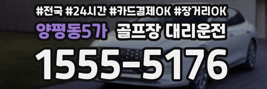 양평동5가 골프장 대리운전