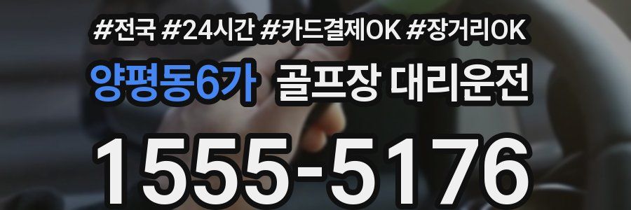 양평동6가 골프장 대리운전