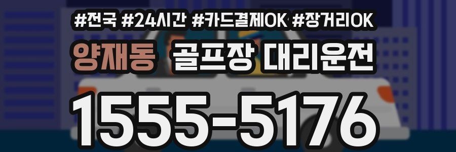 양재동 골프장 대리운전