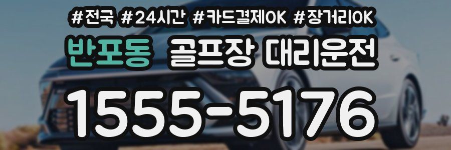 반포동 골프장 대리운전