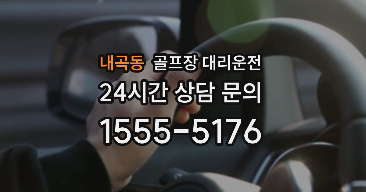 골프장 대리운전 서비스