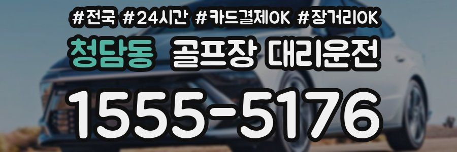 청담동 골프장 대리운전