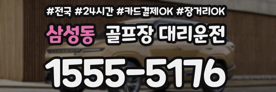 삼성동 골프장 대리운전