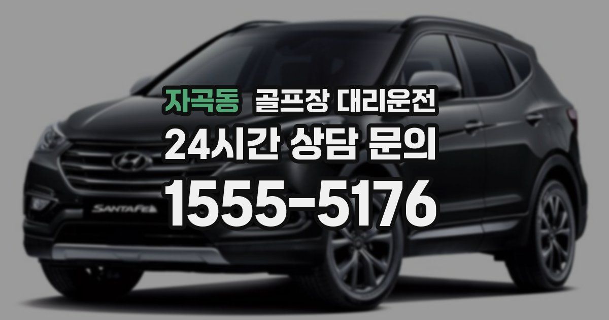 골프장 대리운전 서비스