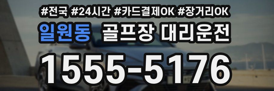 일원동 골프장 대리운전